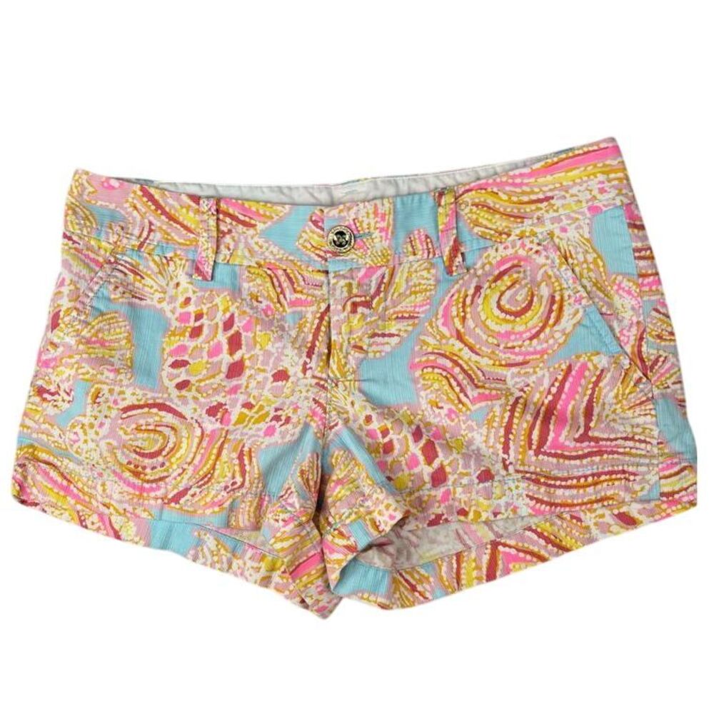 Lilly Pulitzer the Walsh short, women's size 4, cotton shorts, feminine colorful